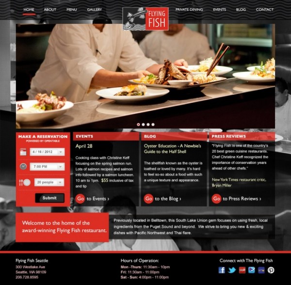 Diseño web restaurante y más