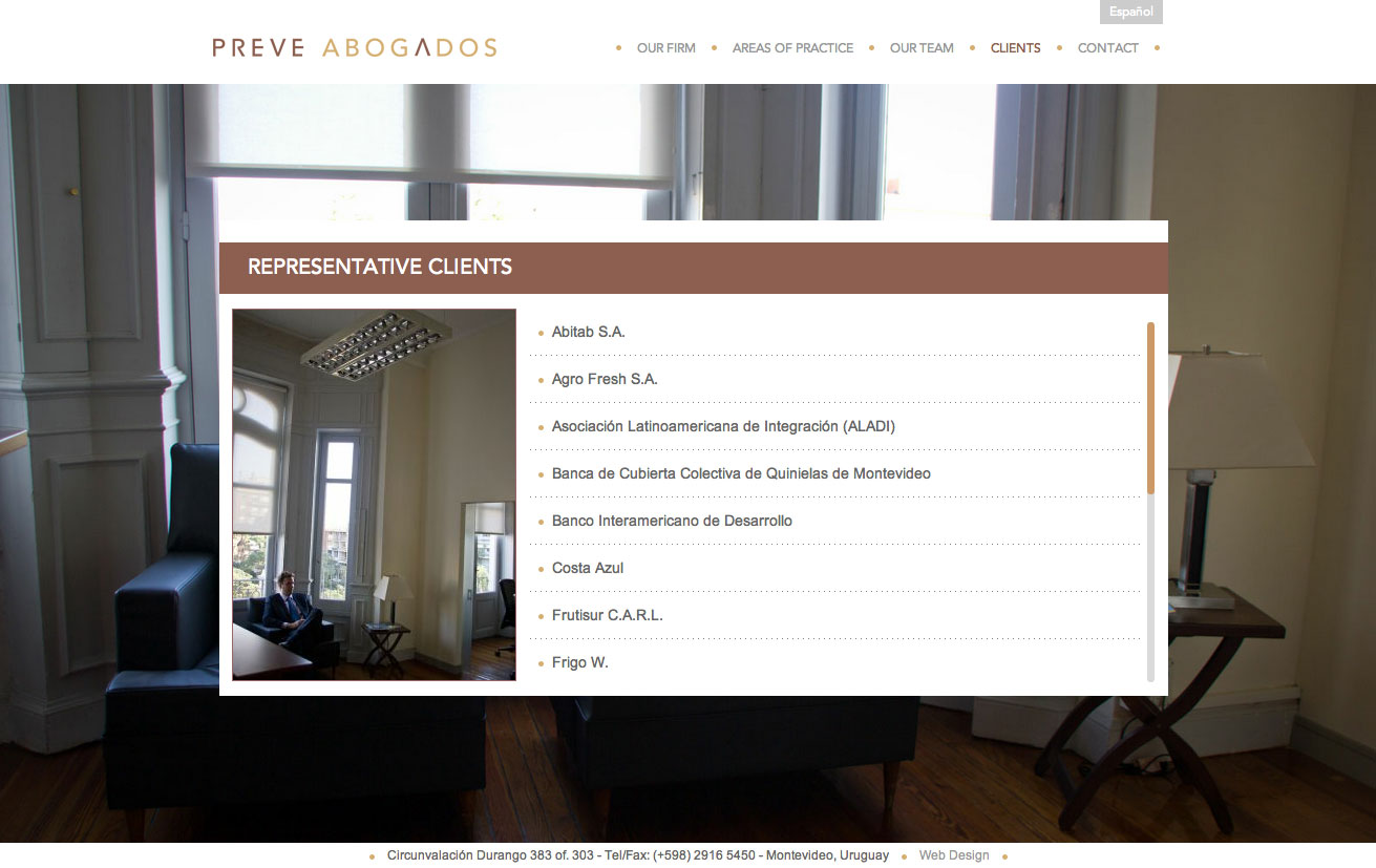 diseño web abogados uruguay