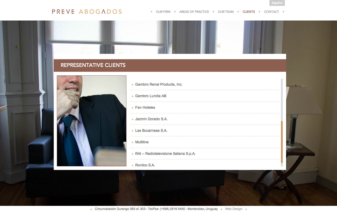 lawyers web design uruguay