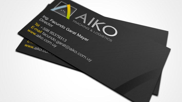 aiko business card design