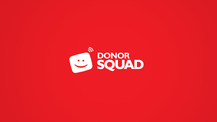 donor squad logo design