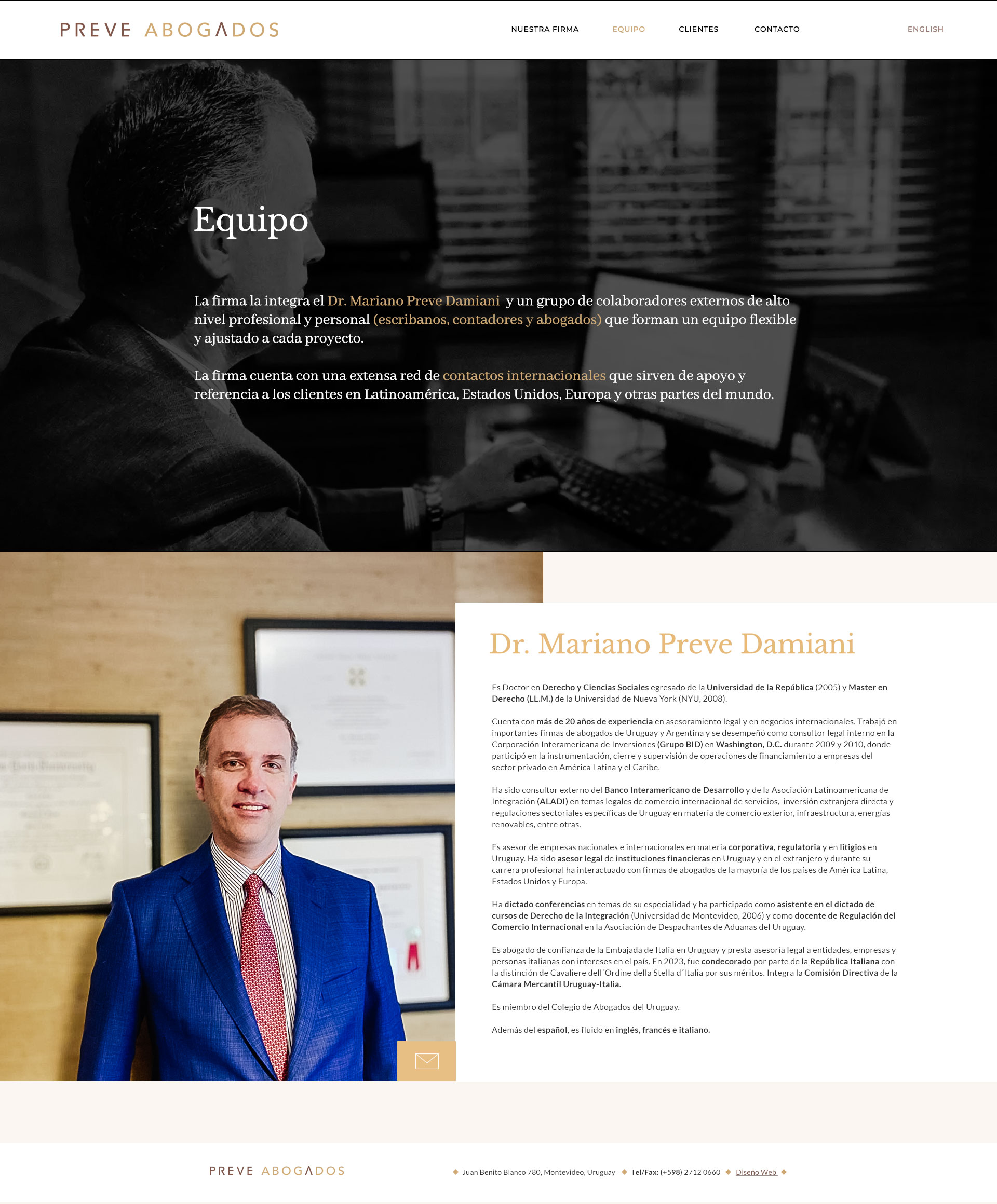 legal firm web design uruguay