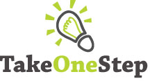 take one step logo