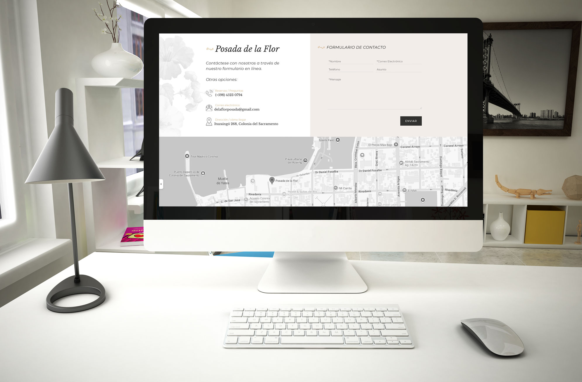 diseño pagina web hoteles uruguay